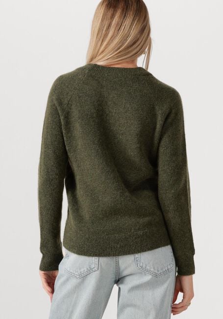 Grüne SELECTED FEMME Pullover LULU LS KNIT O-NECK B - large