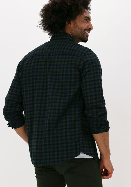 Dunkelgrün SELECTED HOMME Casual-Oberhemd SLHSLIMISAC SHIRT LS CHECK W C - large