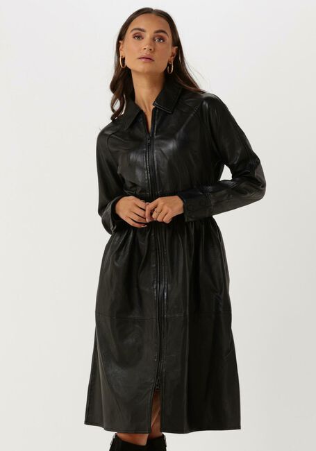 Schwarze EST'SEVEN Midikleid EST’ELISE - large