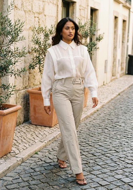 Nicht-gerade weiss COPENHAGEN MUSE Blusen CMMOLLY-SHIRT 9 - large