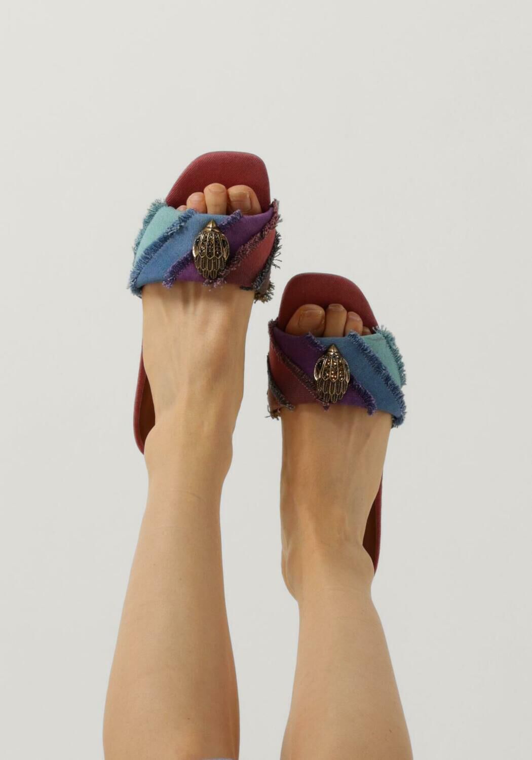 Mehrfarbige/Bunte KURT GEIGER LONDON Pantolette KENSINGTON FLAT SANDAL - large