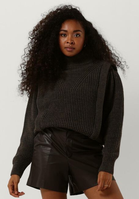 Braune LEVETE ROOM Rollkragenpullover LR-KALIMA 15 PULLOVER - large