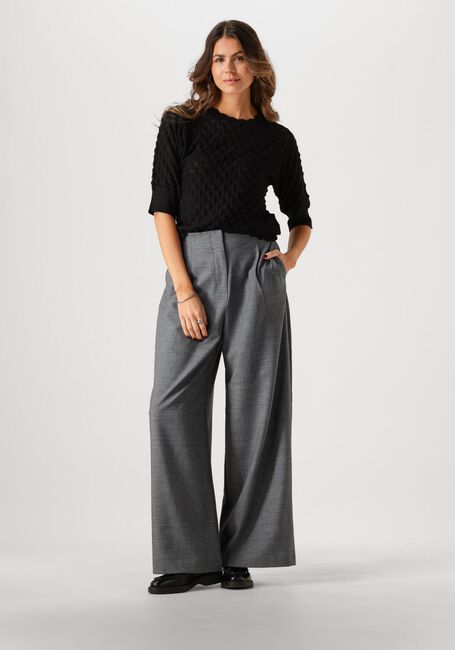 Schwarze OBJECT Top OBJSOLEJMA RE 2/4 PULLOVER - large