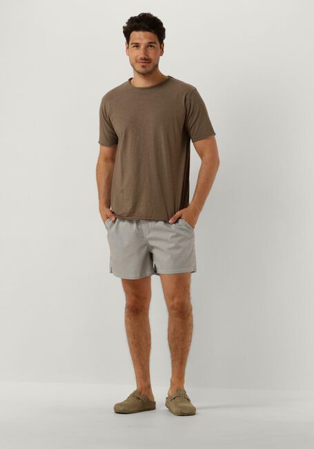 Olive SELECTED HOMME Badehosen SLHCOOPER SEERSUCKER SWIMSHORTS - large