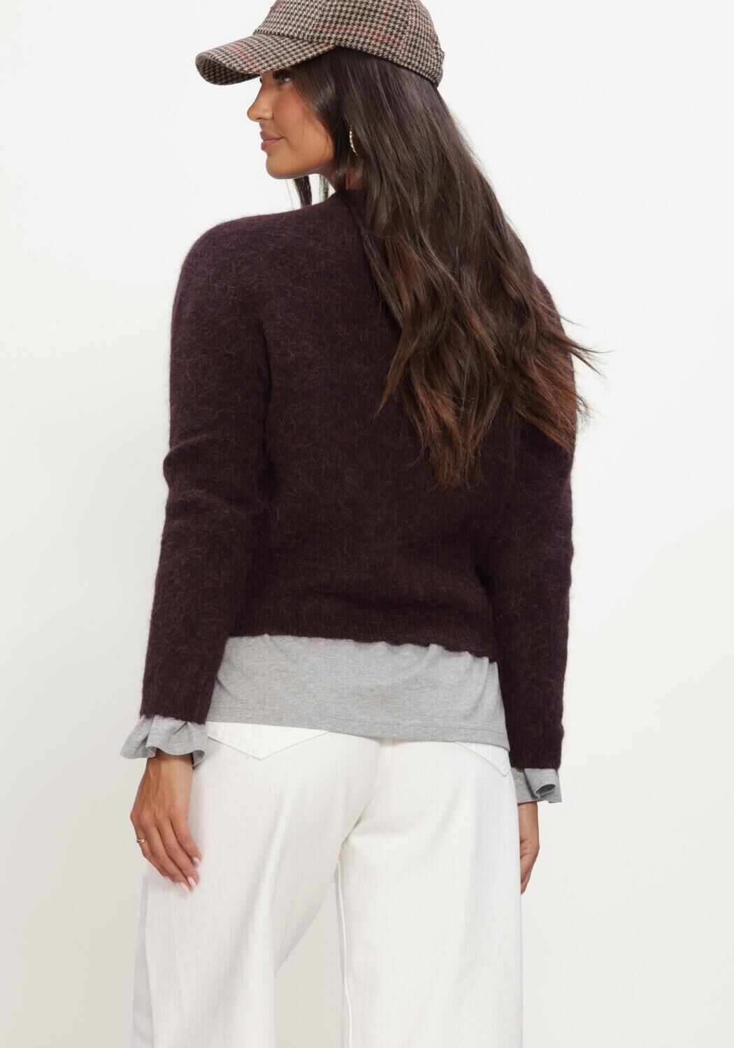 Bordeaux BOII STUDIOS Pullover TILDE - large