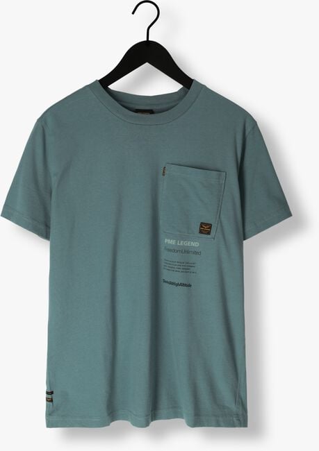 Grüne PME LEGEND T-shirt SHORT SLEEVE R-NECK PLAY SINGLE JERSEY - large
