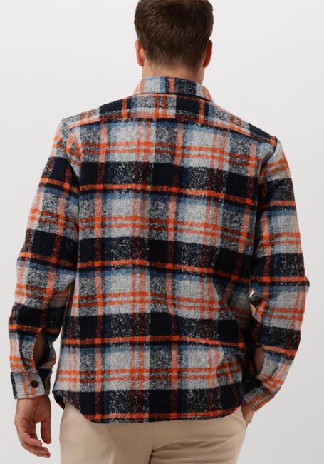 Mehrfarbige/Bunte SCOTCH & SODA Casual-Oberhemd RELAXED FIT YARN-DYED FLEECE OVERSHIRT - large