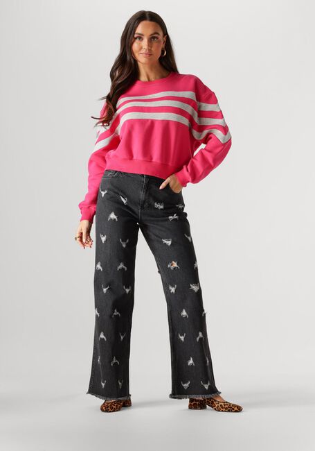 Rosane ALIX THE LABEL Sweatshirt LADIES KNITTED CROPPED SWEATER - large