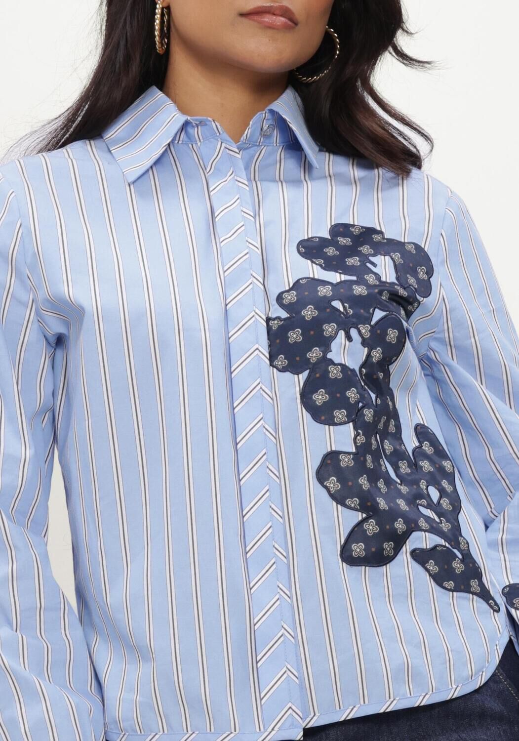 Blaue CAROLINE BISS Blusen 4679 - large