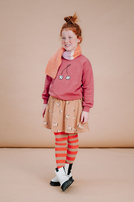 Rote SPROET & SPROUT Strampelhose TIGHTS BLOCK STRIPE - large
