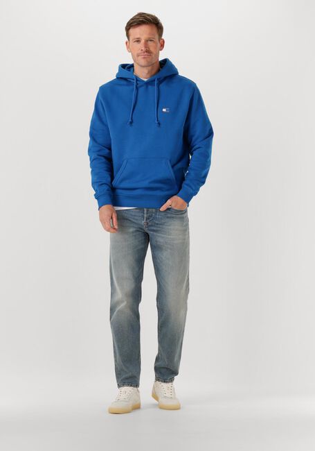 Blaue TOMMY JEANS Sweatshirt TJM REG BADGE HOODIE EXT - large