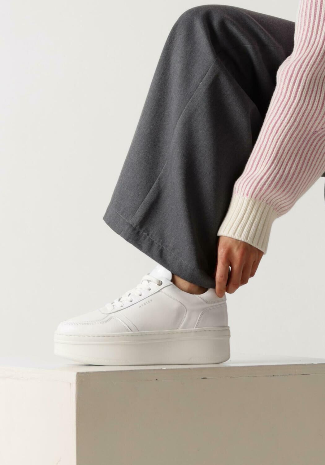 Wei&szlig;e NUBIKK Sneaker Low BAYOU PLATFORM - large