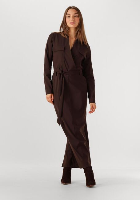 Braune STUDIO ANNELOES Maxikleid JETTE CARGO DRESS - large
