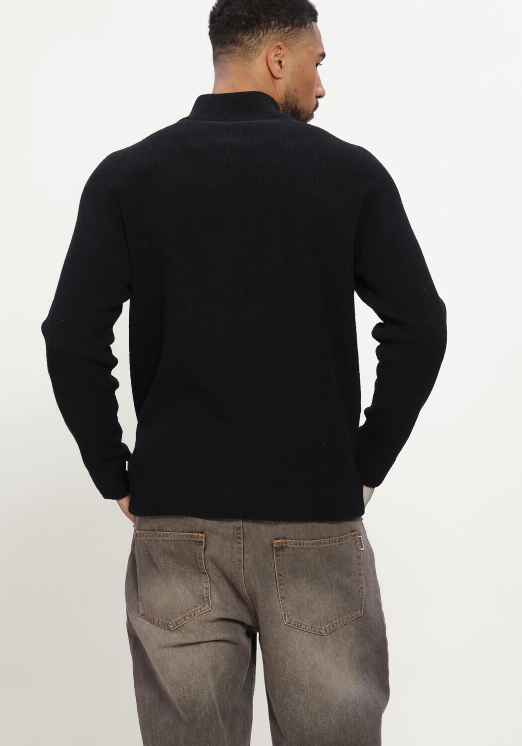 Schwarze JC RAGS Pullover PULLOVER HALF ZIP EMILE - large