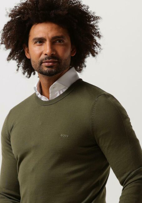 Grüne BOSS BLACK Pullover BOTTO - large