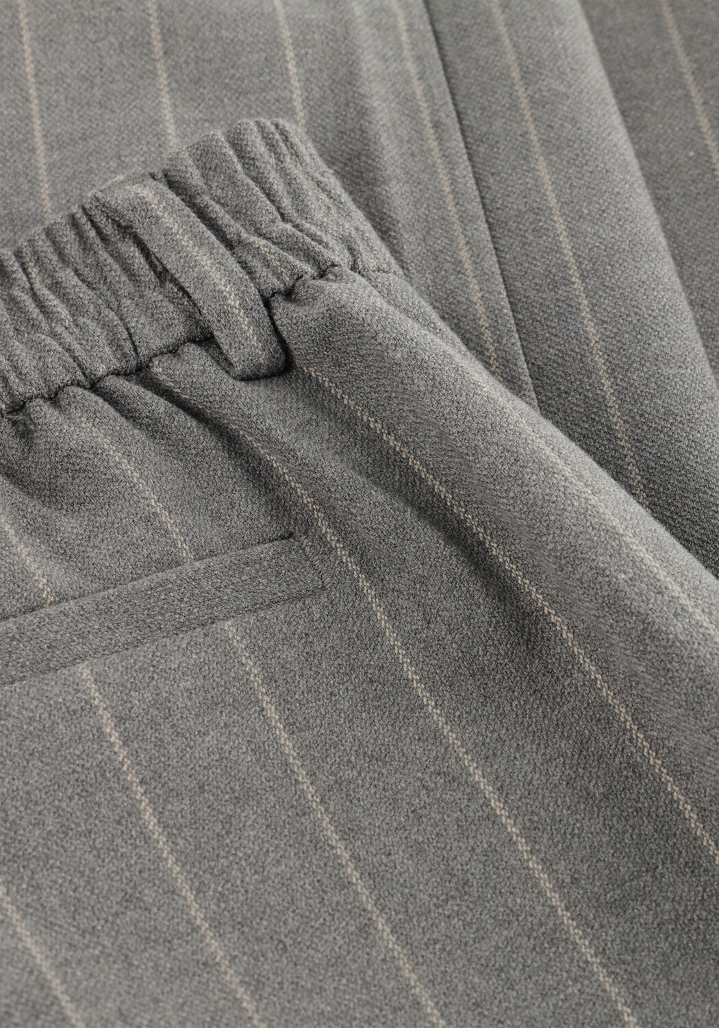 Graue OBJECT Weite Hose OBJLISA WIDE PANT - large