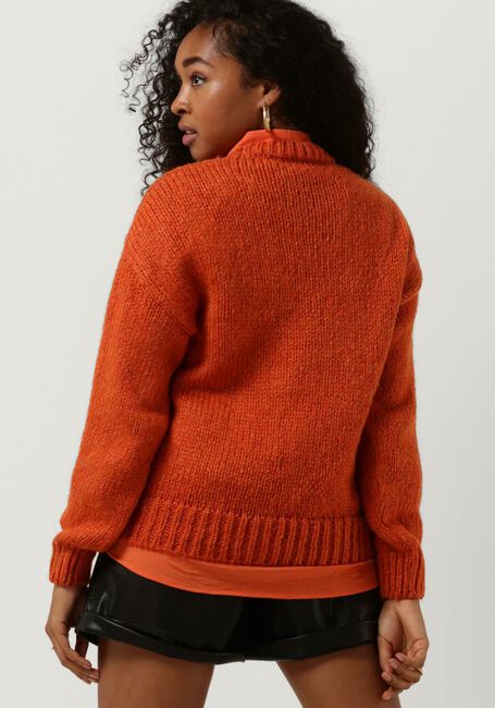 Orangene MODSTRÖM Pullover VALENTIA O-NECK - large