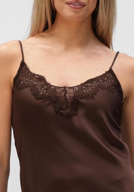 Braune HAUTE L'AMITI&Eacute; Kleider NAOMI ASYM LINGERIE DRESS - large