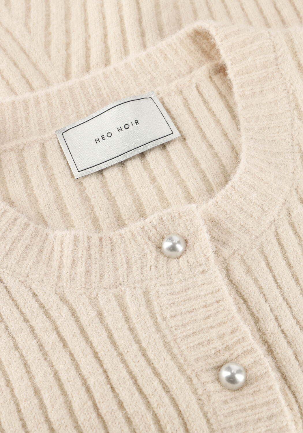 Creme NEO NOIR Strickjacke PULI KNIT CARDIGAN - large