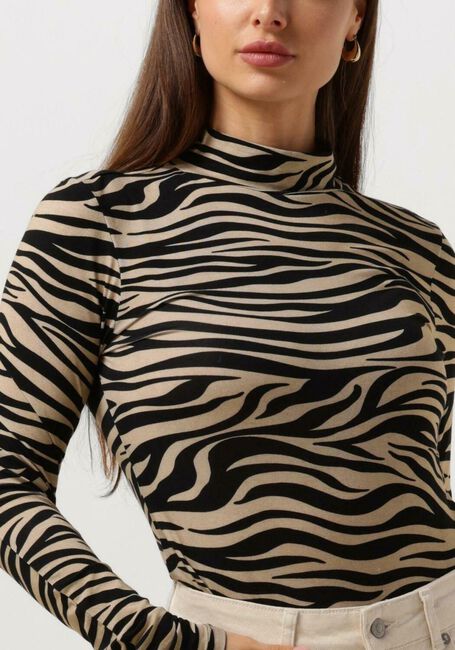 Beige SCOTCH & SODA Tops & T-shirts ALL OVER PRINTED LONG SLEEVED T-SHIRT - large