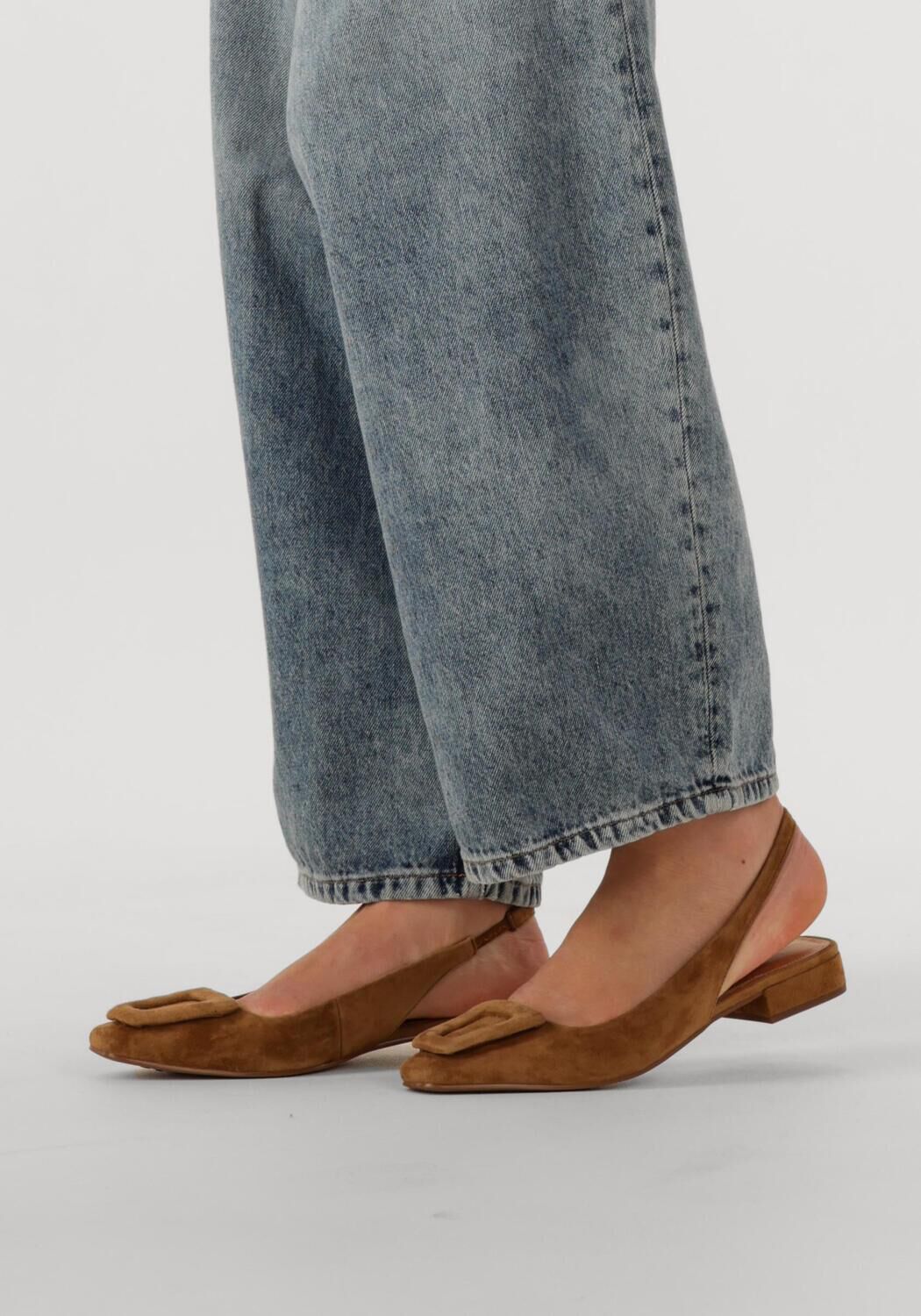 Camelfarbene STEFANO LAURAN Slingbacks 58577A - large