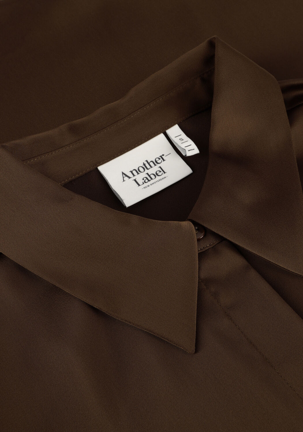 Braune ANOTHER LABEL Blusen CAROLINE SHIRT - large