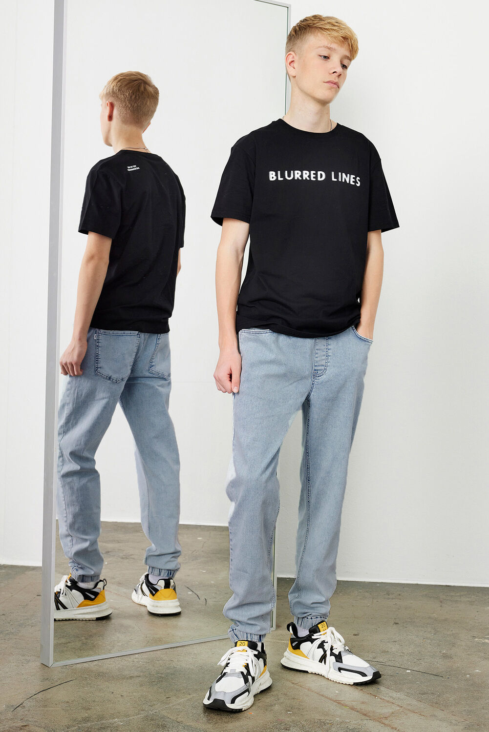 Blaue HOUND Tapered jeans JOGGER JEANS - large