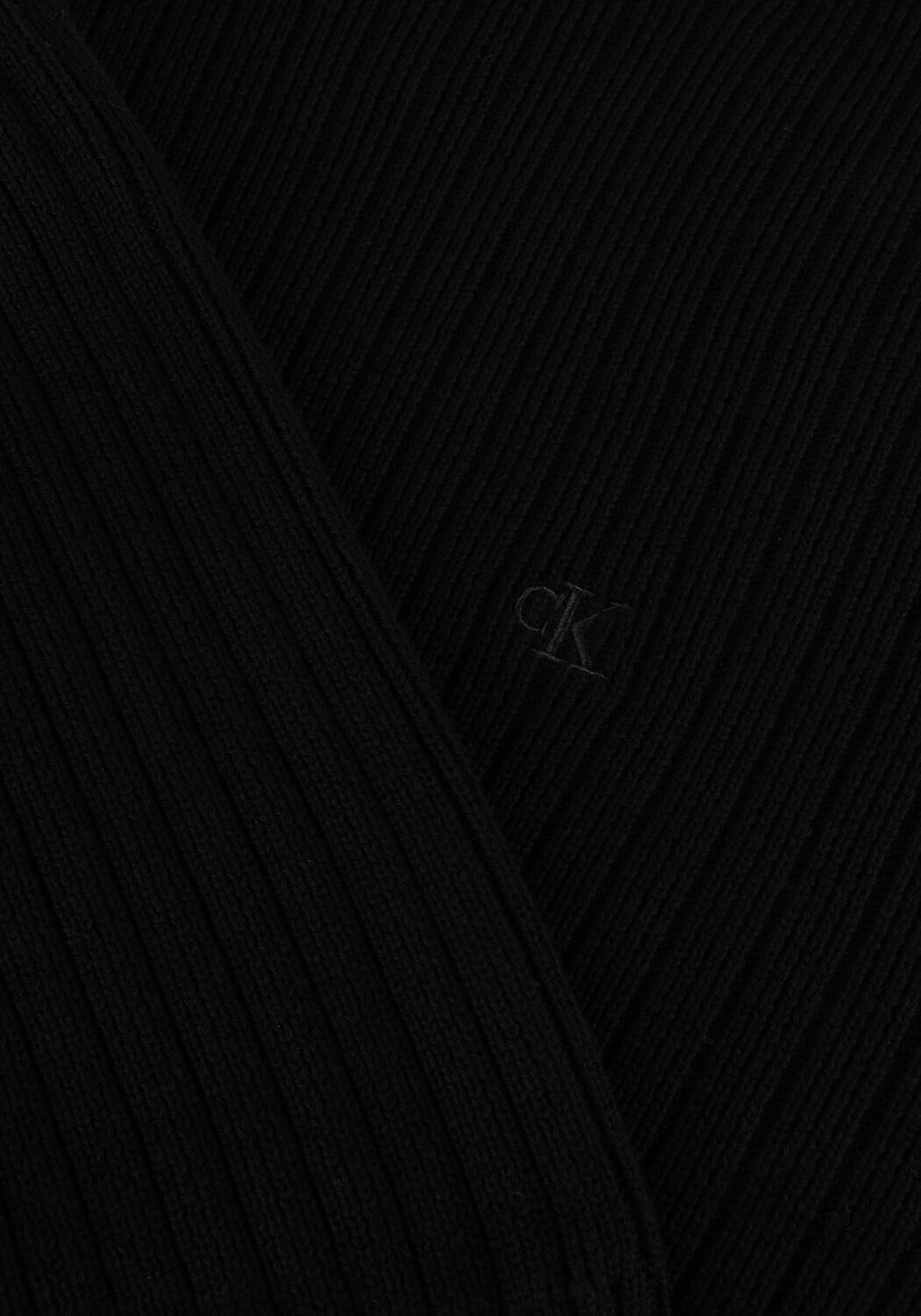 Schwarze CALVIN KLEIN Pullover LINEAR SWEATER - large