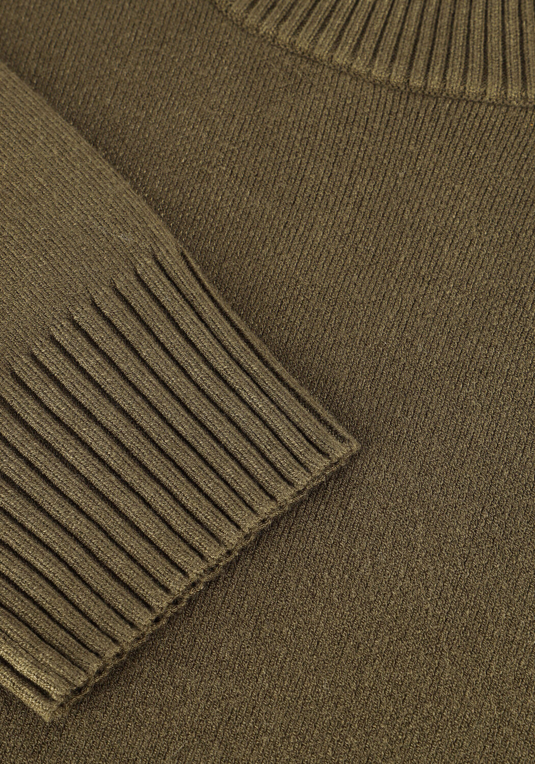 Gr&uuml;ne DSTREZZED Pullover FELL MOCK NECK - large