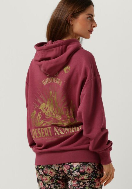 Bordeaux COLOURFUL REBEL Pullover DESERT NOMAD EMBRO OVERSIZED HOODIE - large