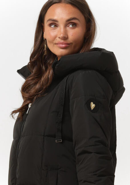 Schwarze MOS MOSH Wattierte Jack NOVA SQUARE DOWN COAT - large