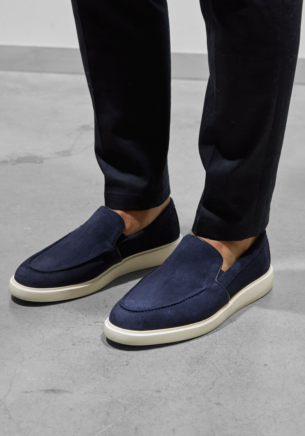 Blaue STEFANO LAURAN Loafer 7137 - medium