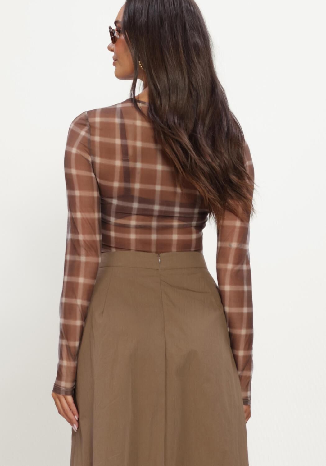 Braune MINUS Top MSSTEFINE LONG SLEEVE TOP - large