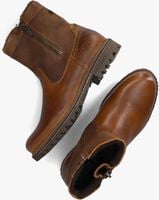 Cognacfarbene GAASTRA Ankle Boots CASTOR HIGH TMB - medium