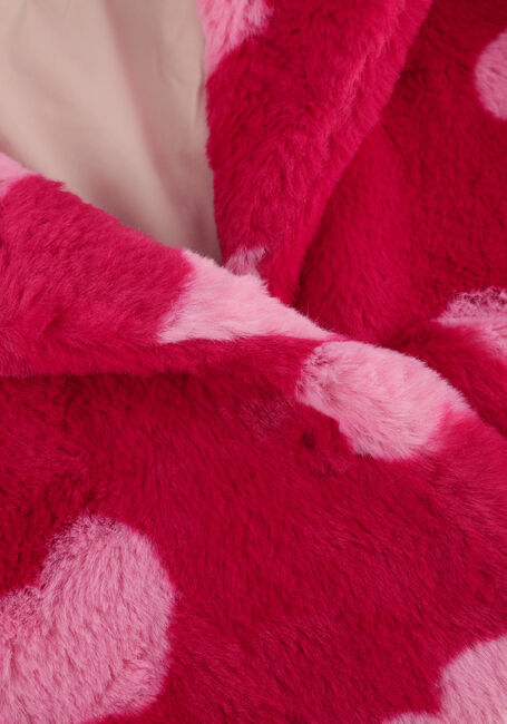 Rote KONGES SLOJD Fake-Fur-Jack FUZZIE COAT GRS - large