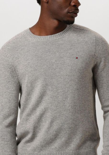 Hellgrau TOMMY HILFIGER Pullover LAMBSWOOL CREW NECK - large