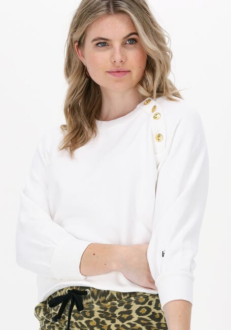 Wei&szlig;e LEON & HARPER Sweatshirt SALLY JC55 PLAIN - large