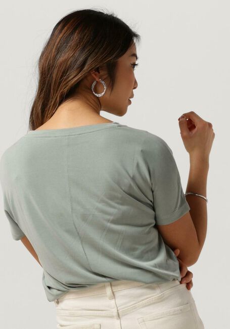 Grüne MSCH COPENHAGEN T-shirt MSCHFENYA MODAL V NECK TEE - large