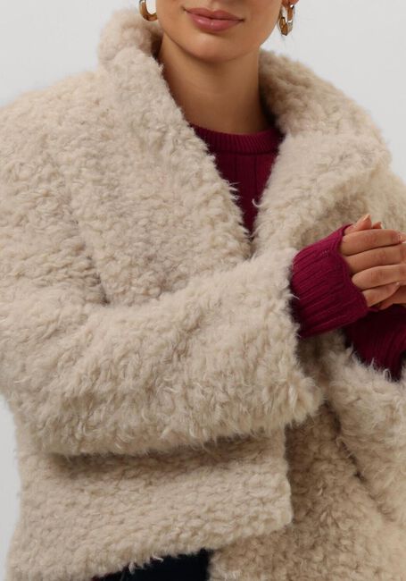 Creme ANOTHER LABEL Teddy-Jacke BONNIE BLAZER - large