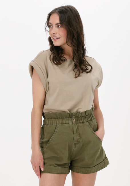 Camelfarbene CIRCLE OF TRUST Top BECKEY TEE - large