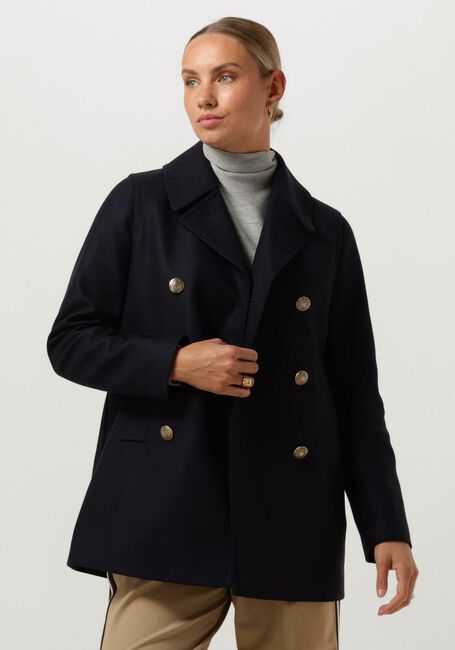 Dunkelblau TOMMY HILFIGER Mäntel WOOL BLEND PREP CLASSIC PEACOAT - large
