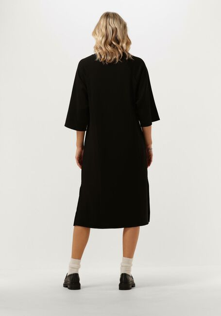 Schwarze MSCH COPENHAGEN Midikleid MSCHPETUA LMA Q 3/4 SWEAT DRESS - large