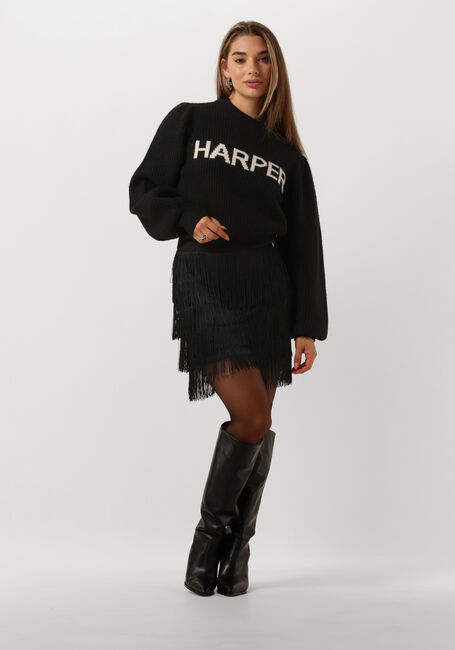 Schwarze HARPER & YVE Minirock OLIVIA-SK - large