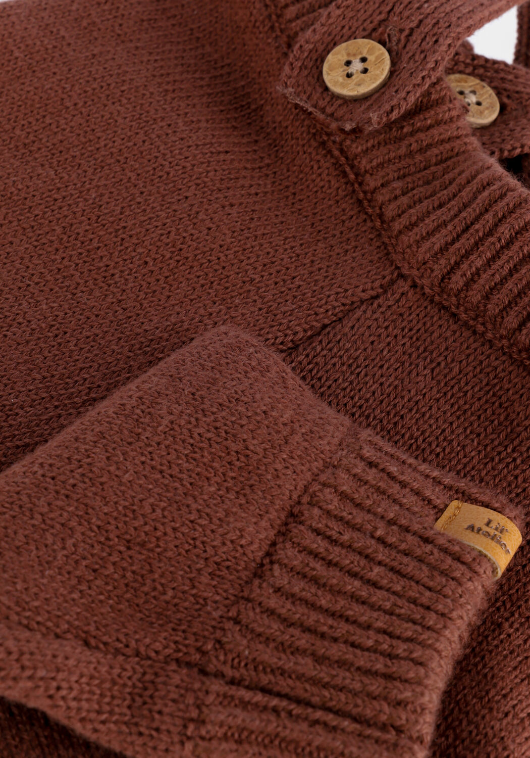 Braune LIL' ATELIER Latzhosen NBMEMLEN KNIT PANT - large