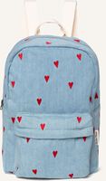 Blaue STUDIO NOOS Rucksack DENIM HEARTS MIDI BACKPACK - medium