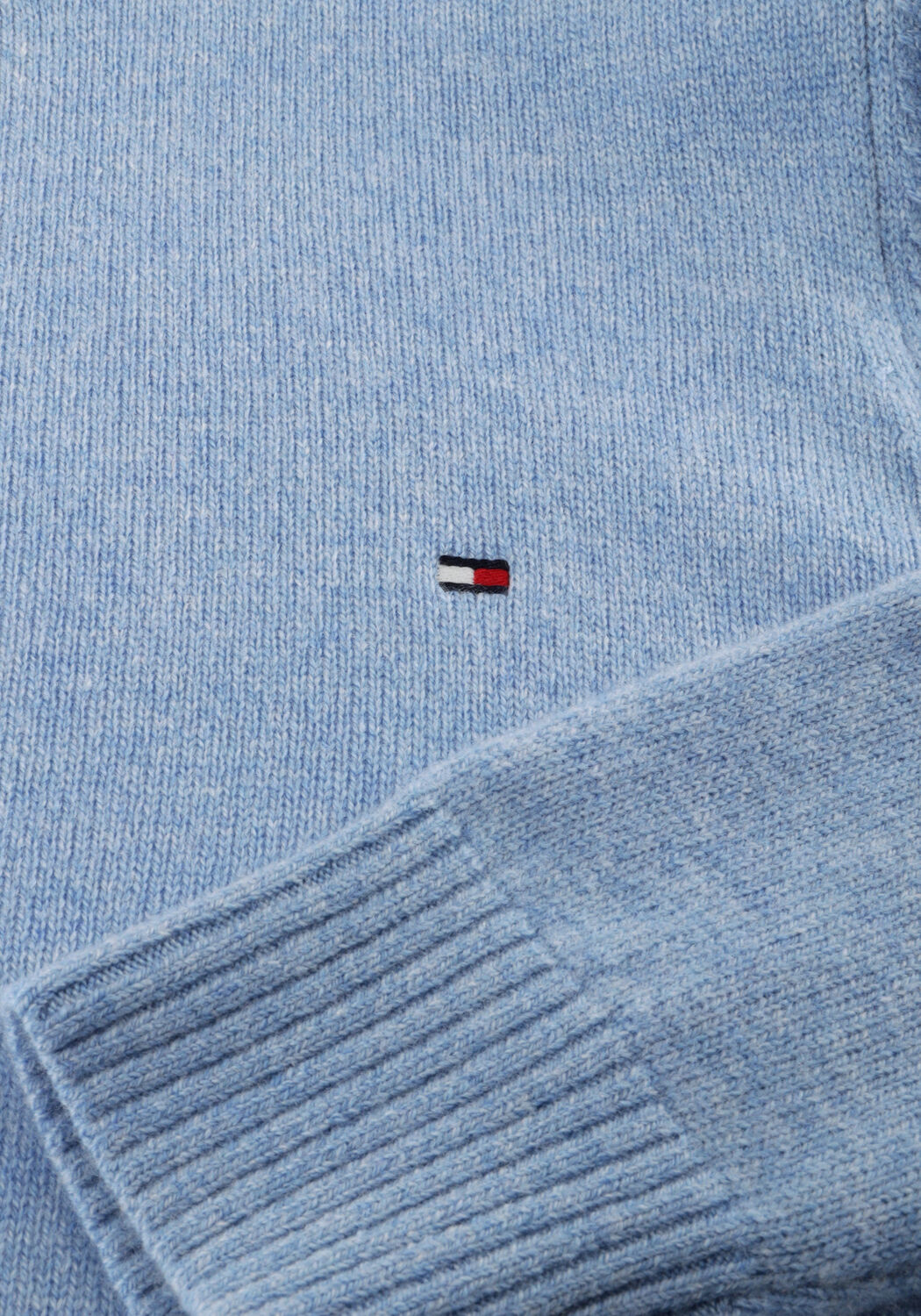 Hellblau TOMMY HILFIGER Pullover LAMBSWOOL CREW NECK - large