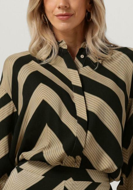Grüne MINUS Blusen JALIA LONG SLEEVE SHIRT - large