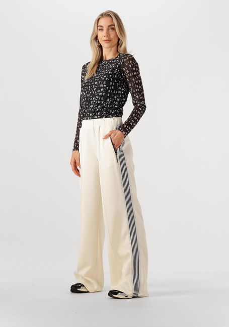 Weiße HAUTE L'AMITIÉ Jogginghose BAGGY TRACK TALL PANTS - large
