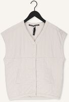Beige 10DAYS Gilet QUILTED FLEECE VEST Beige 10DAYS Gilet QUILTED FLEECE VEST - medium