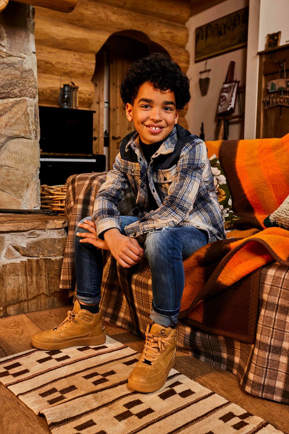 Dunkelblau RETOUR Casual-Oberhemd MATHEW - large